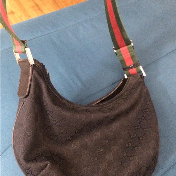 gucci crossbody bag with green and red strap